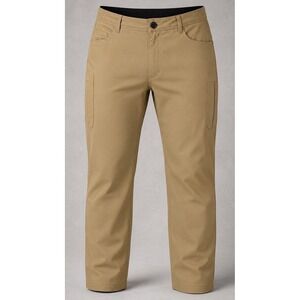 Orvis Mens Pants 38x29 Straight Nylon Stretch Khaki Fleece Lined Hiking Cargo